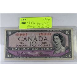 1954 DEVILS FACE 10$ banknote