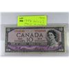 Image 1 : 1954 DEVILS FACE 10$ banknote
