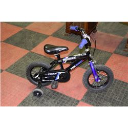 POLICE KIDS BIKE WITH TRAINING WHEELS