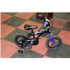 Image 1 : POLICE KIDS BIKE WITH TRAINING WHEELS