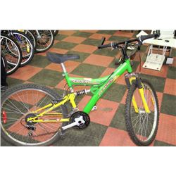 GLACIER 21 SPEED FULL SUSPENSION MOUNTAIN BIKE