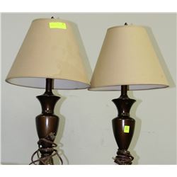PAIR OF DECORATIVE LAMPS