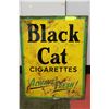 Image 1 : VERY RARE 1950'S BLACK CAT CIGARETTES,ENAMEL SIGN