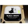 Image 1 : VINTAGE BLACK AND WHITE SCOTCH WHISKEY TRAY