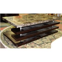 FAUX MARBLE COFFEE TABLE