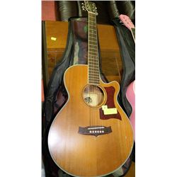 TANGLEWOOD GUITAR WITH PICK-UP & BAG CASE