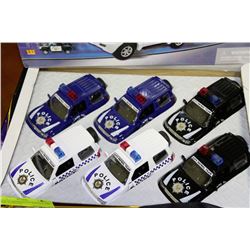 TRAY OF EMERGENCY SERVICE DIE CAST VEHICLES
