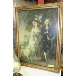 VINTAGE FRAMED ESTATE PICTURE