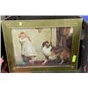 Image 1 : ESTATE FRAMED DOG PICTURE