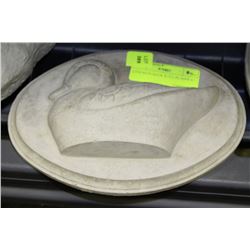 CONCRETE DUCK WALL PLAQUE 9 " X4