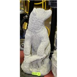 CONCRETE GRIZZLY BEAR WITH CUB 10" X 19" 40LBS