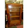 Image 1 : ANTIQUE WOOD DISPLAY CABINET