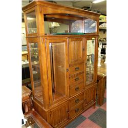 WOODEN BUFFET & HUTCH