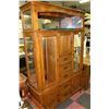 Image 1 : WOODEN BUFFET & HUTCH