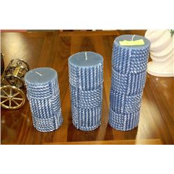 3 PC CANDLE SET