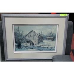 KEIRSTEAD FRAMED BUILDING PICTURE