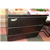 Image 1 : BLACK 3 DRAWER DRESSER