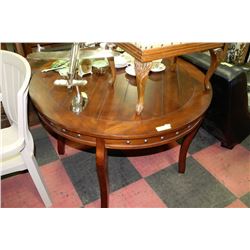SOLID WOODEN ROUND 42"DIAMETER 4-LEGGED TABLE