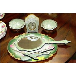 ESTATE GREEN FRENCH IVORY VANITY SET