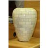 Image 1 : DECORATIVE BRICK STYLE VASE - 16"