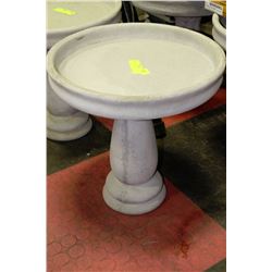 CONCRETE BIRD BATH 15" X15"