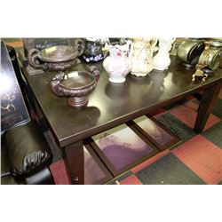 WOOD TONE KITCHEN TABLE ON CHOICE