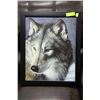Image 1 : WOLF [PICTURE BY DEROT - 18.5"L X 22.5"H