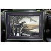 Image 1 : HOWLING WOLVES PICTURE SIGNED BY