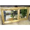 Image 1 : TWO ESTATE VARIOUS GOLD TONE FRAMED MIRRORS