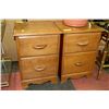 Image 1 : PAIR OF MAPLE 2 DRAWER NIGHT STANDS