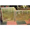 Image 1 : PAIR OF ORIENTAL GOLD LEAF FRAMED PICTURES