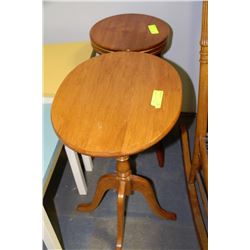 WOOD STAND (23"H) SOLD WITH STOOL