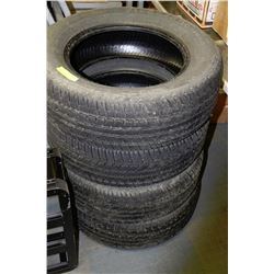 SET OF 4-FIRESTONE 225/60R16 TIRES