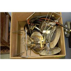 LOT OF 4 PROPANE HEATERS INCL  ADAPTER FOR BIG