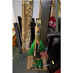 LOT OF 6 ASSORTED GARDEN TOOLS