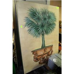 CANVAS PLANT PAINTING 30"X40"