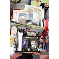 FLAT OF ELVIS COLLECTIBLES