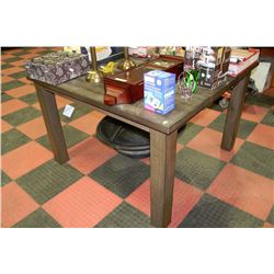 56" x 56" x 36" TALL NEW BAR TABLE WITH LEAF