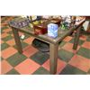Image 1 : 56" x 56" x 36" TALL NEW BAR TABLE WITH LEAF