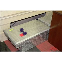 TRUCK TOOL BOX WITH KEYS ATTACHED INSIDE BOX