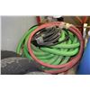 Image 1 : PALLET OF 3 HOSES INC. LARGE GREEN WATER HOSE