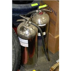 LOT OF 2 WATER FIRE EXTINGUISHERS