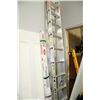 Image 1 : 18' ALUMINUM EXTENSION LADDER
