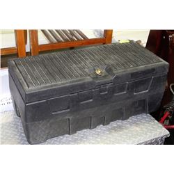 SMALL PLASTIC TRUCK TOOL BOX WITH KEYS