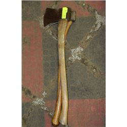 PAIR OF VINTAGE AXES- OXHEAD AND WALTERS