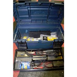 BLUE RUBBERMAID TOOLBOX 20" W/TRAY &