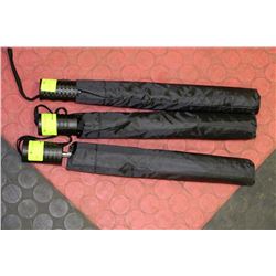 LOT OF 3 ASST UMBRELLAS AS THEY COME