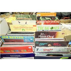 6 BOXES OF ASSORTED RECORDS