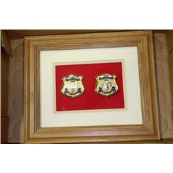FRAMED ALBERTA SPECIAL CONSTABLE BADGES