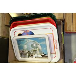 FLAT WITH 4 COLLECTOR TRAYS INCL COCA COLA